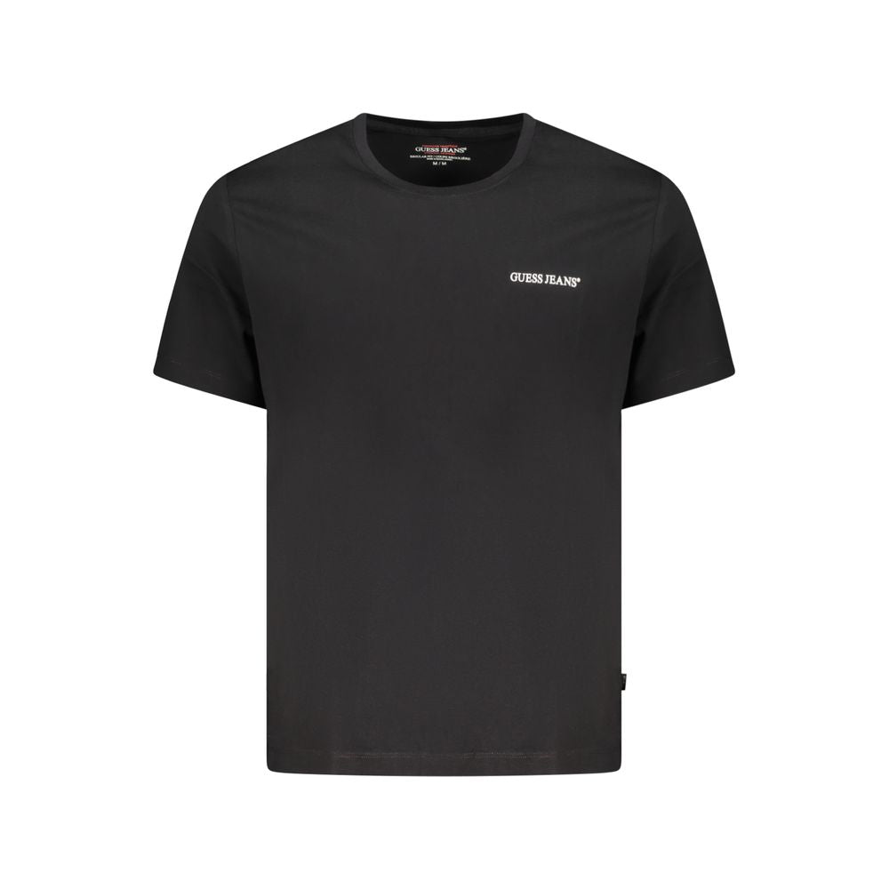 Guess Jeans Schwarzes Baumwolle Männer T-Shirt