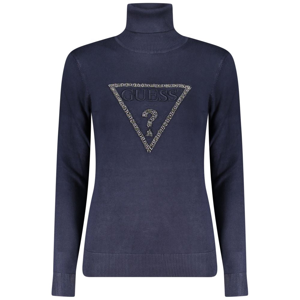 Guess Jeans Blauer Viskose Pullover für Frauen