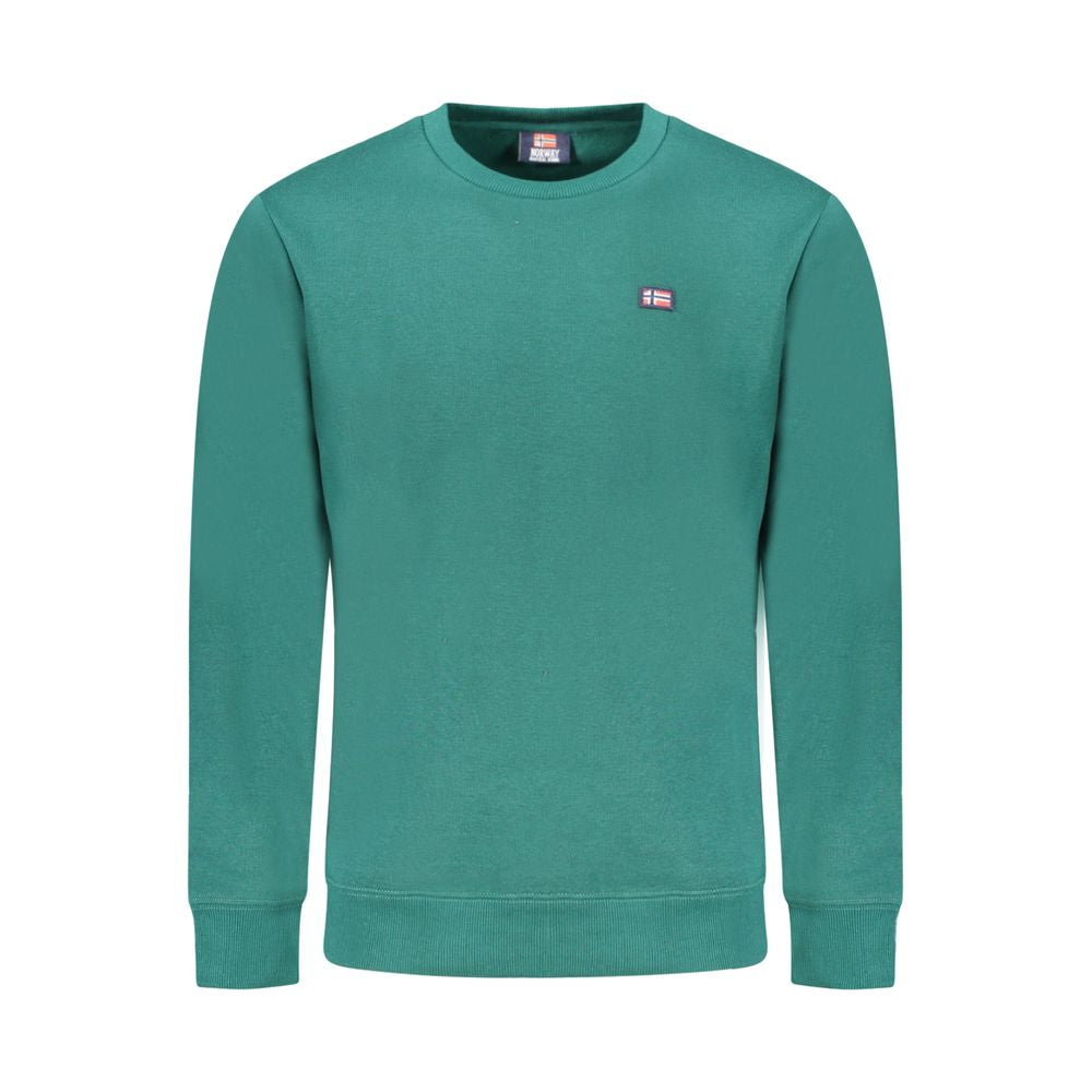 Norway 1963 Grüner Baumwollpullover für Männer