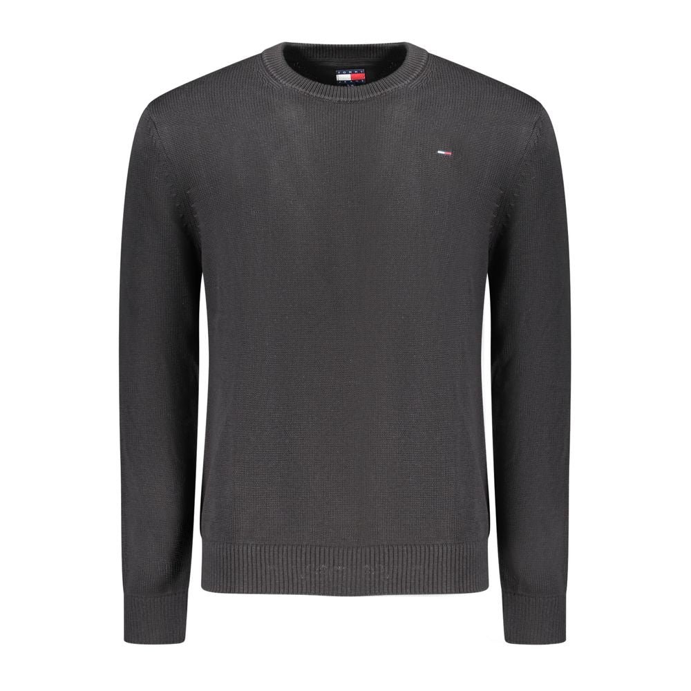 Tommy Hilfiger Schwarzer Baumwollpullover für Männer