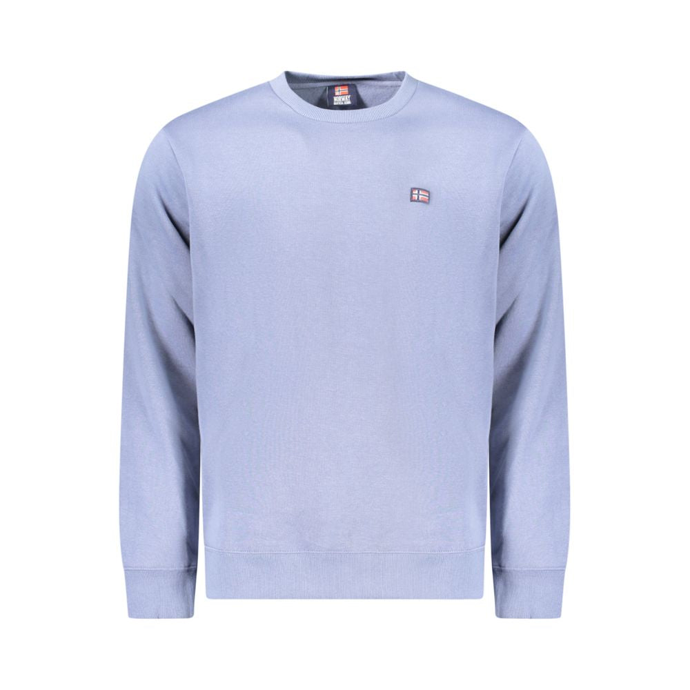 Norway 1963 Blauer Baumwollpullover für Männer