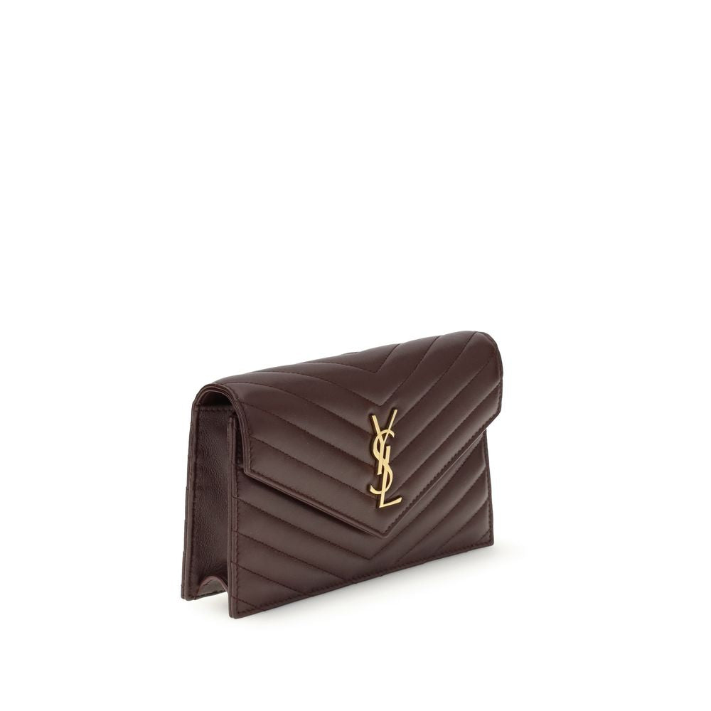 Saint Laurent Brieftasche mit Schulterriemen