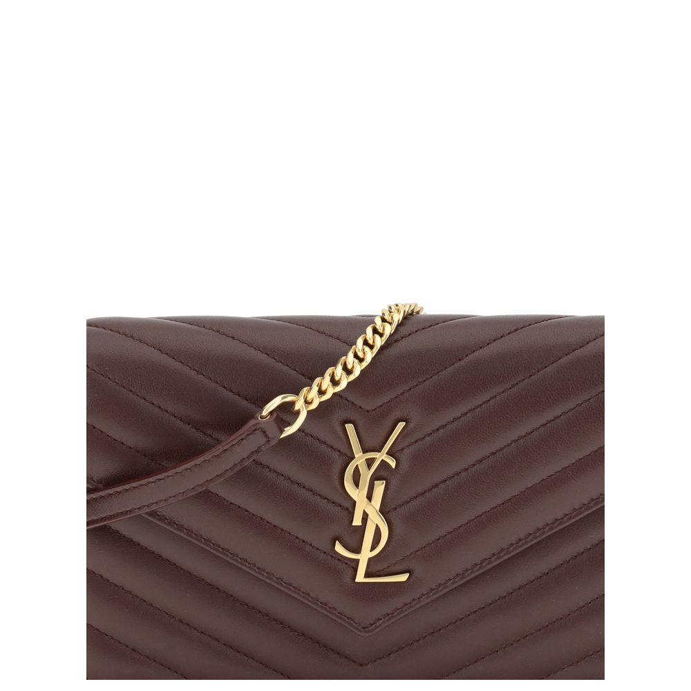 Saint Laurent Brieftasche mit Schulterriemen