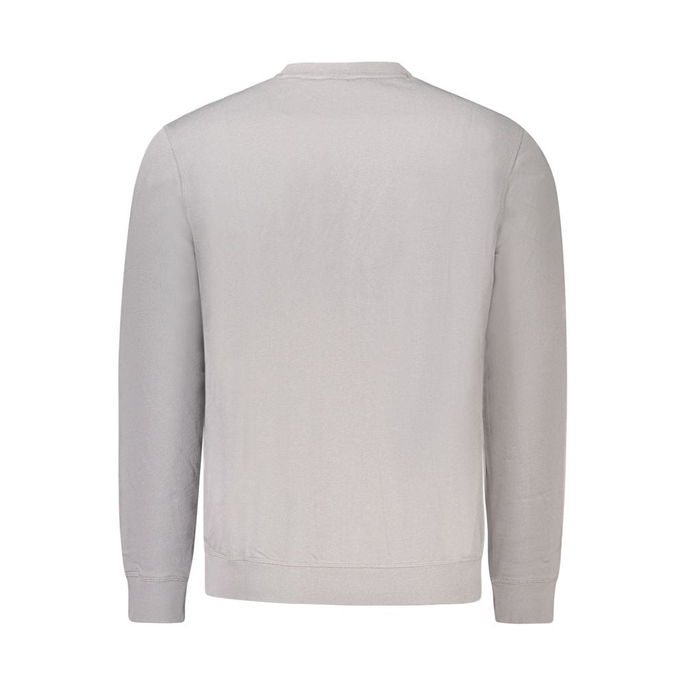 Hugo Boss Grauer Baumwollpullover für Männer