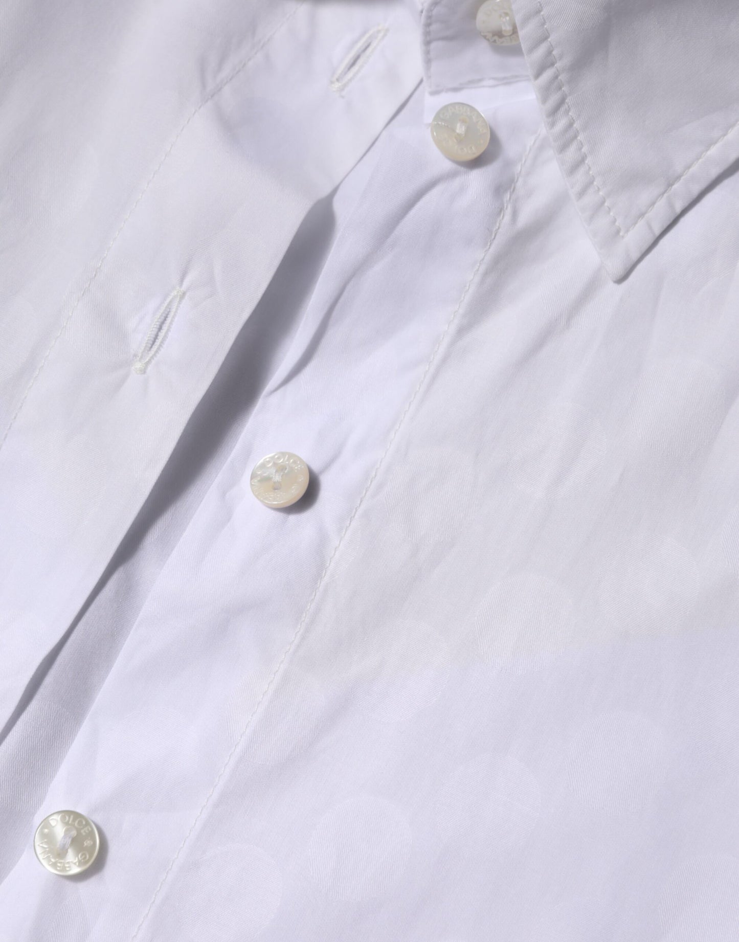 Dolce & Gabbana Weißes kurzärmeliges Poloshirt mit Kragen