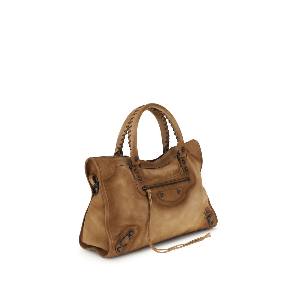 Balenciaga Wildleder Le City medium Handtasche