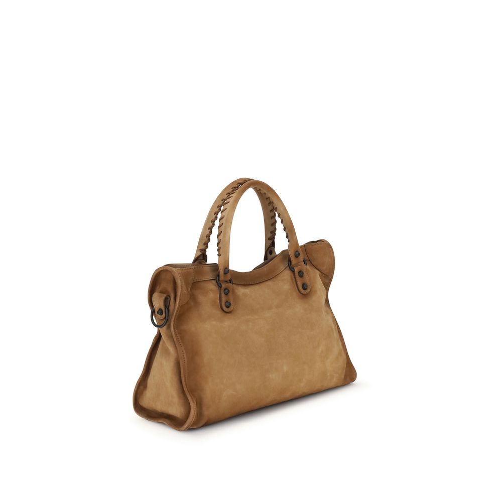 Balenciaga Wildleder Le City medium Handtasche