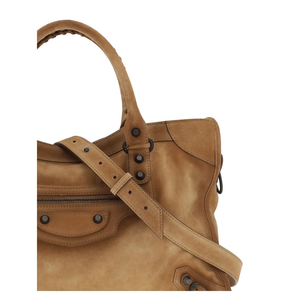 Balenciaga Wildleder Le City medium Handtasche