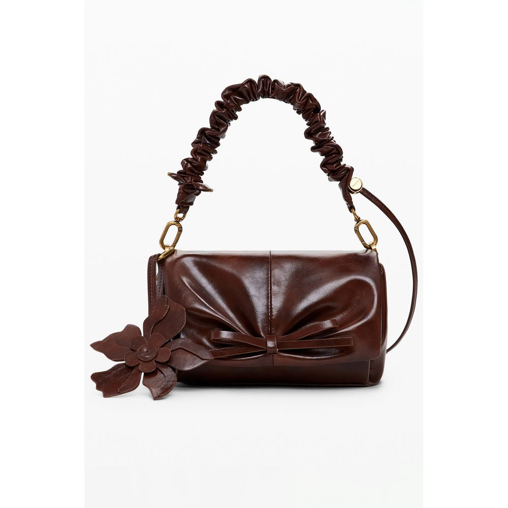 Desigual Braun Polyethylen Frauen Handtasche