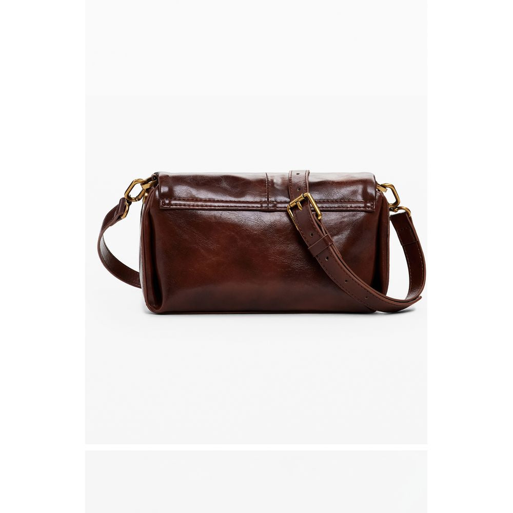 Desigual Braun Polyethylen Frauen Handtasche