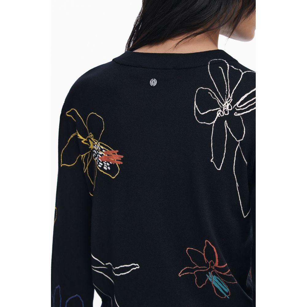 Desigual Schwarzer Viskose Pullover für Frauen