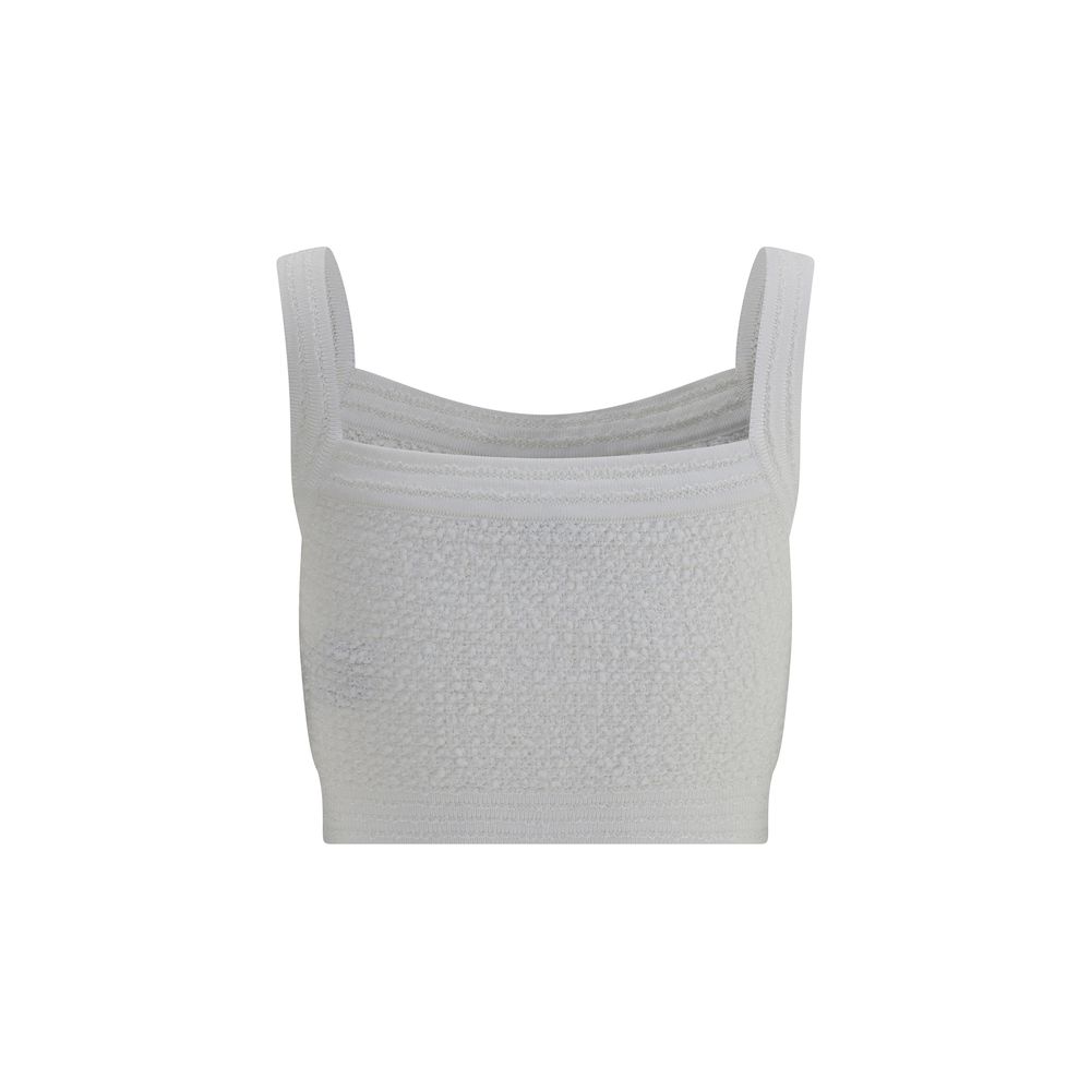 Balmain Tweed Crop Top