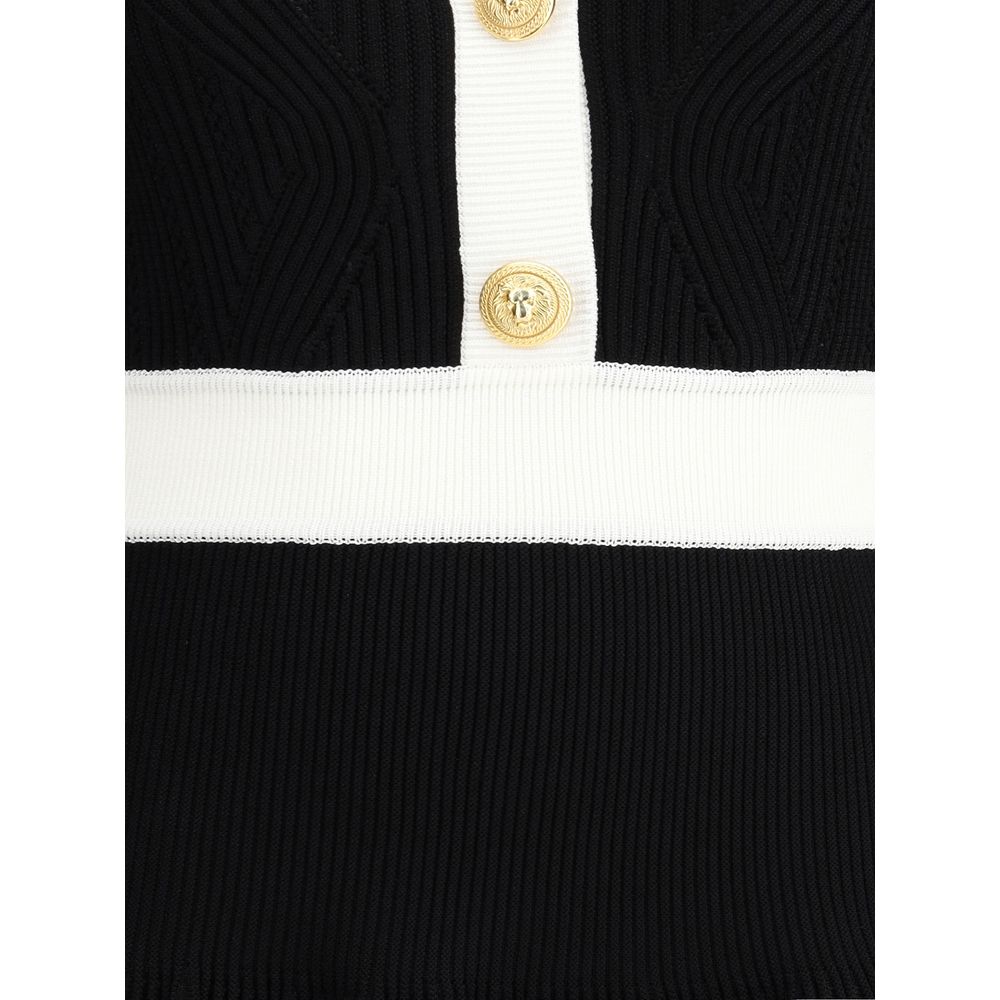 Balmain Kurzes Strickkleid