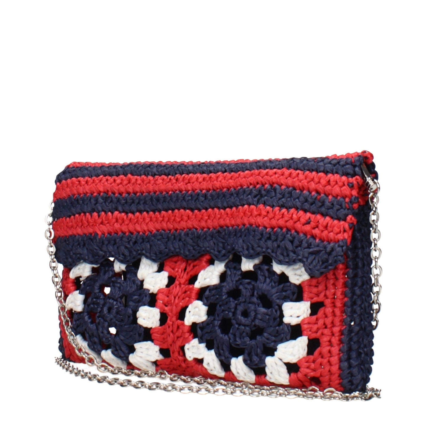 Miu Miu Multicolor Raffia Clutch Taschen