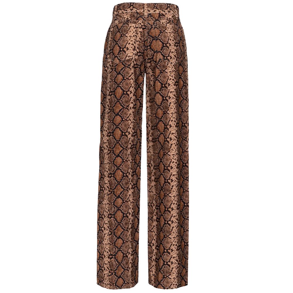 PINKO Braune Baumwoll-Cordhose für Frauen