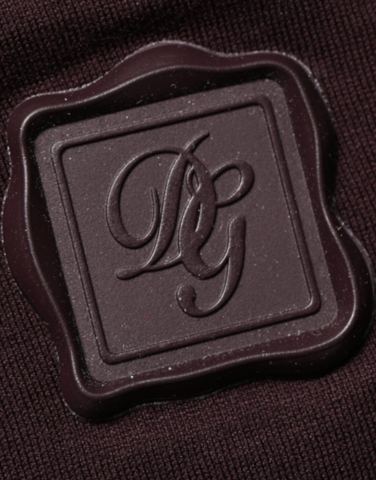 Dolce & Gabbana Braunes Logo-Plakette Baumwolle T-Shirt mit Rundhalsausschnitt