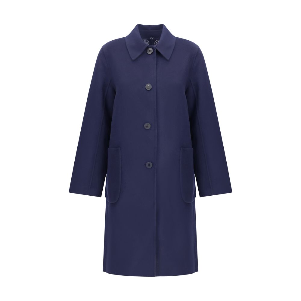 Tory Burch Beidseitig bedruckter Wollmantel
