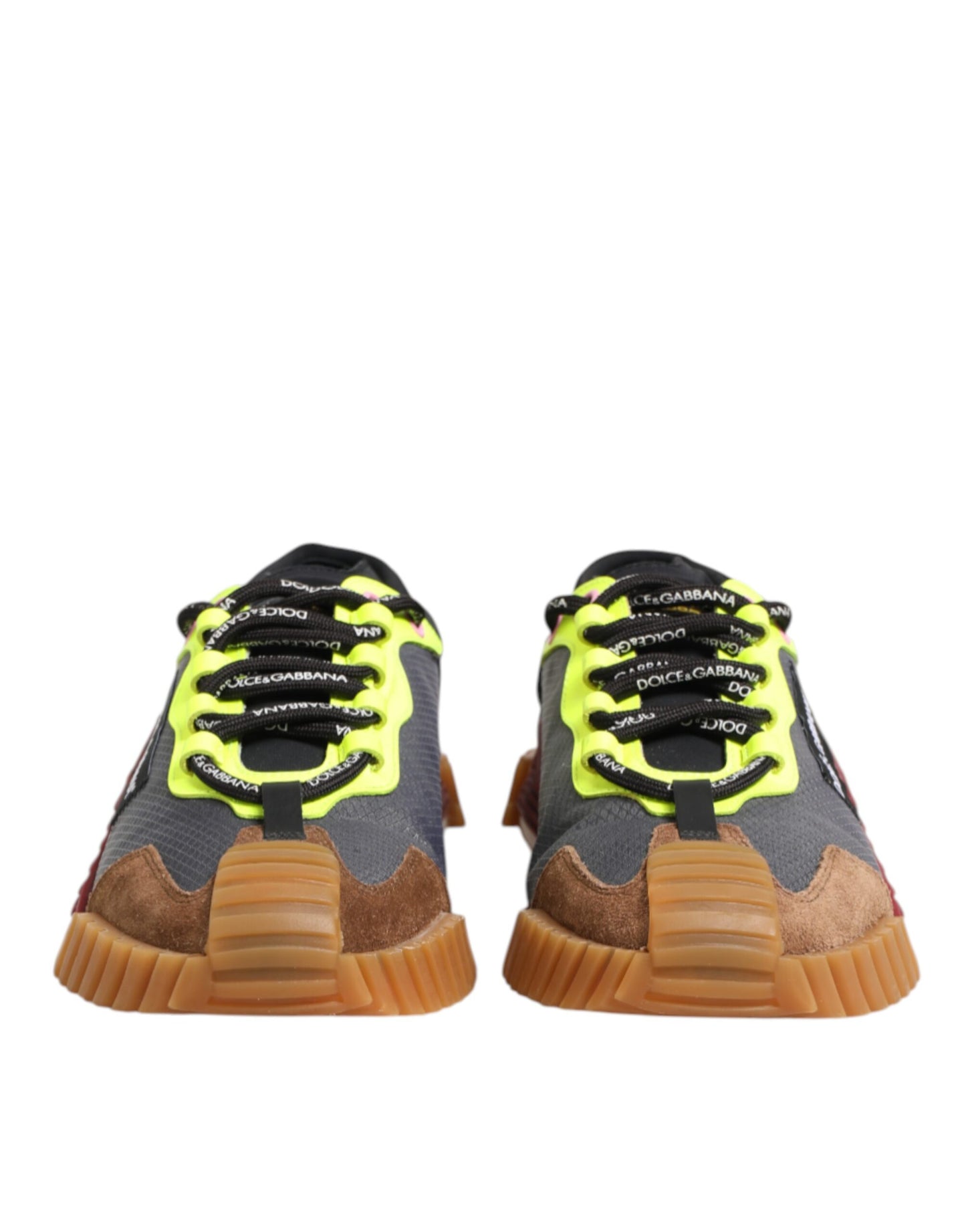 Dolce & Gabbana Multicolor Nylon Low Top NS1 Turnschuhe Schuhe