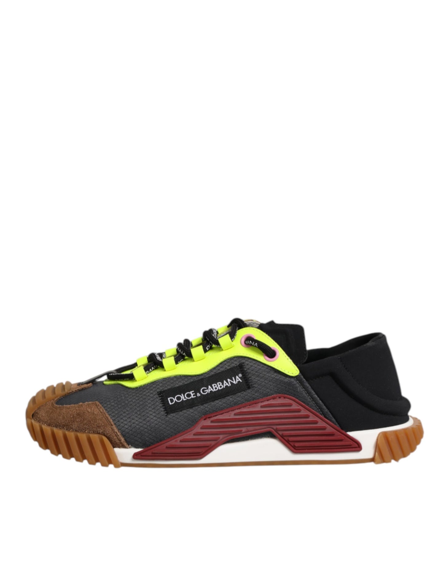 Dolce & Gabbana Multicolor Nylon Low Top NS1 Turnschuhe Schuhe