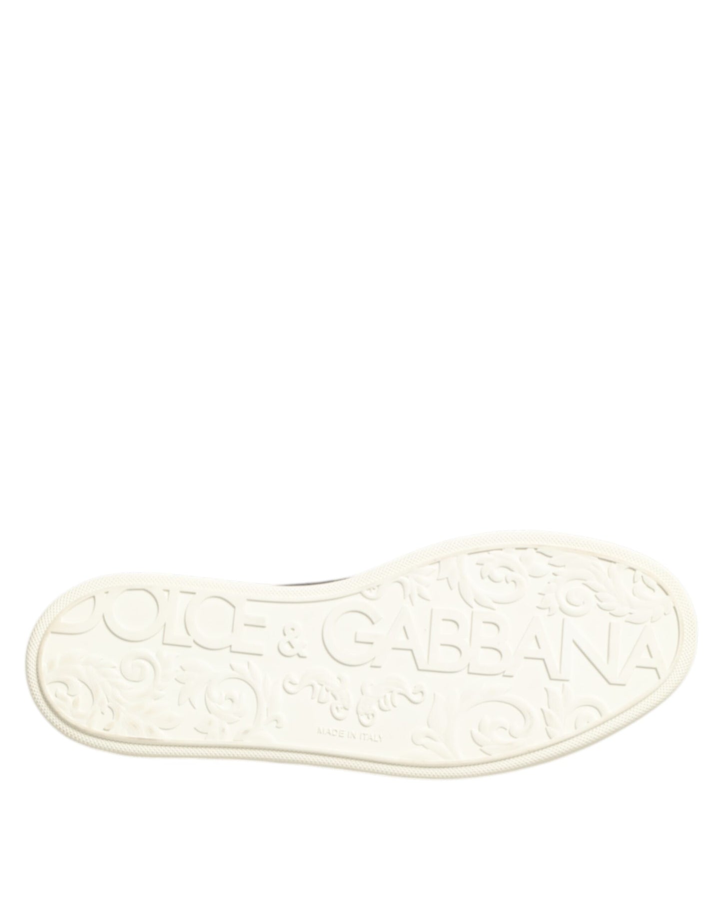 Dolce & Gabbana Schwarze Leder Schnürschuhe Low Top Sneakers Schuhe