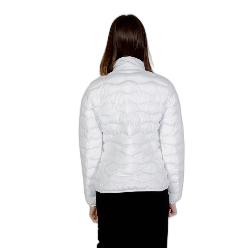 EA7 Emporio Armani Weiße Polyesterjacken &