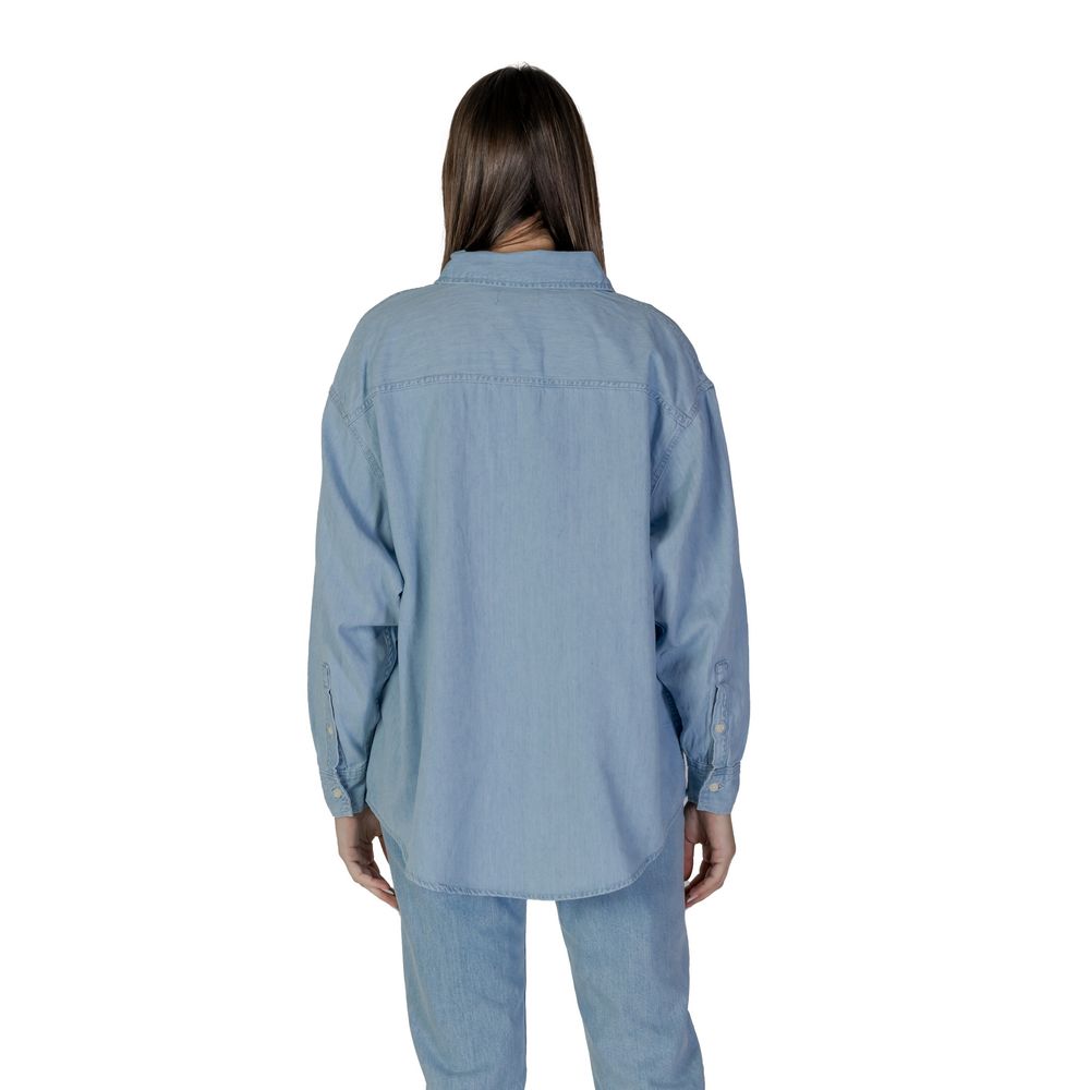 Calvin Klein Jeans Hellblaues Baumwollhemd