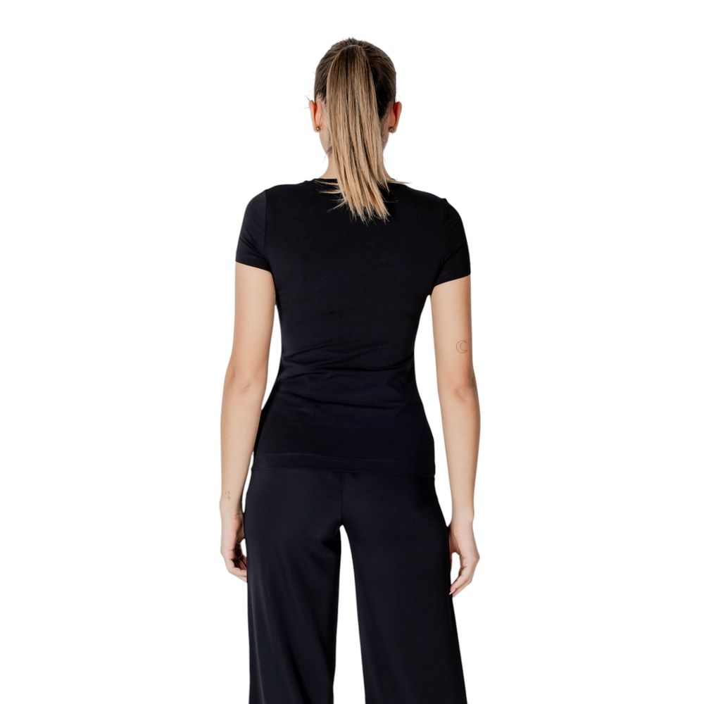 Guess Schwarzes T-Shirt aus Baumwolle