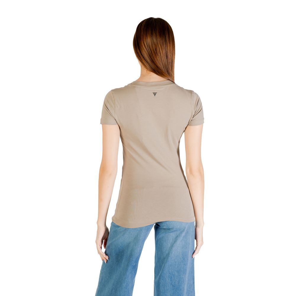 Guess T-Shirt aus grüner Baumwolle