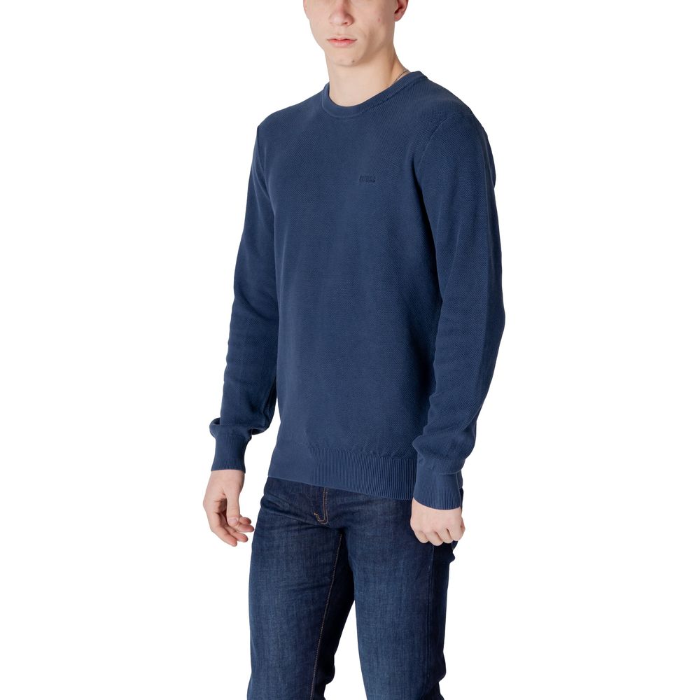 Guess Blauer Baumwollpullover
