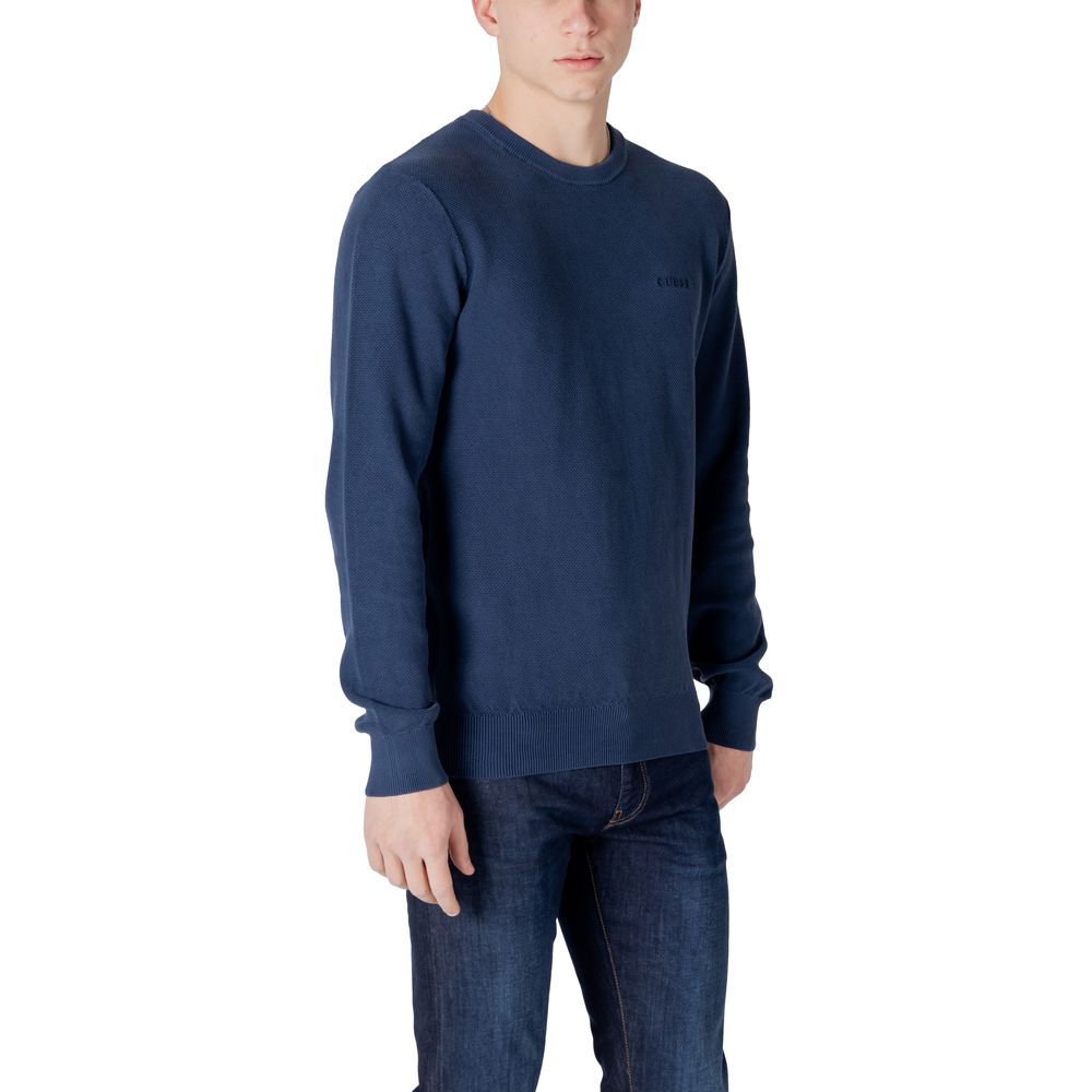 Guess Blauer Baumwollpullover