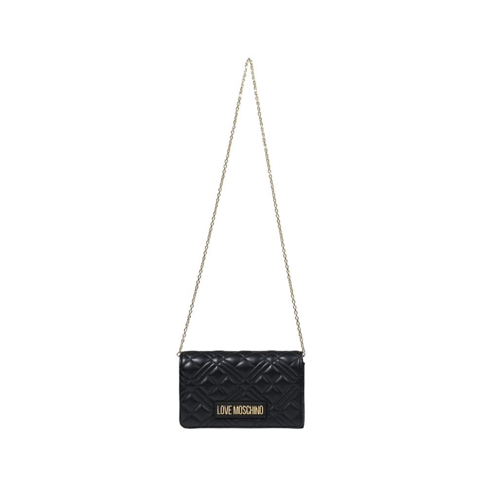 Love Moschino Schwarze Polyethylen-Handtasche