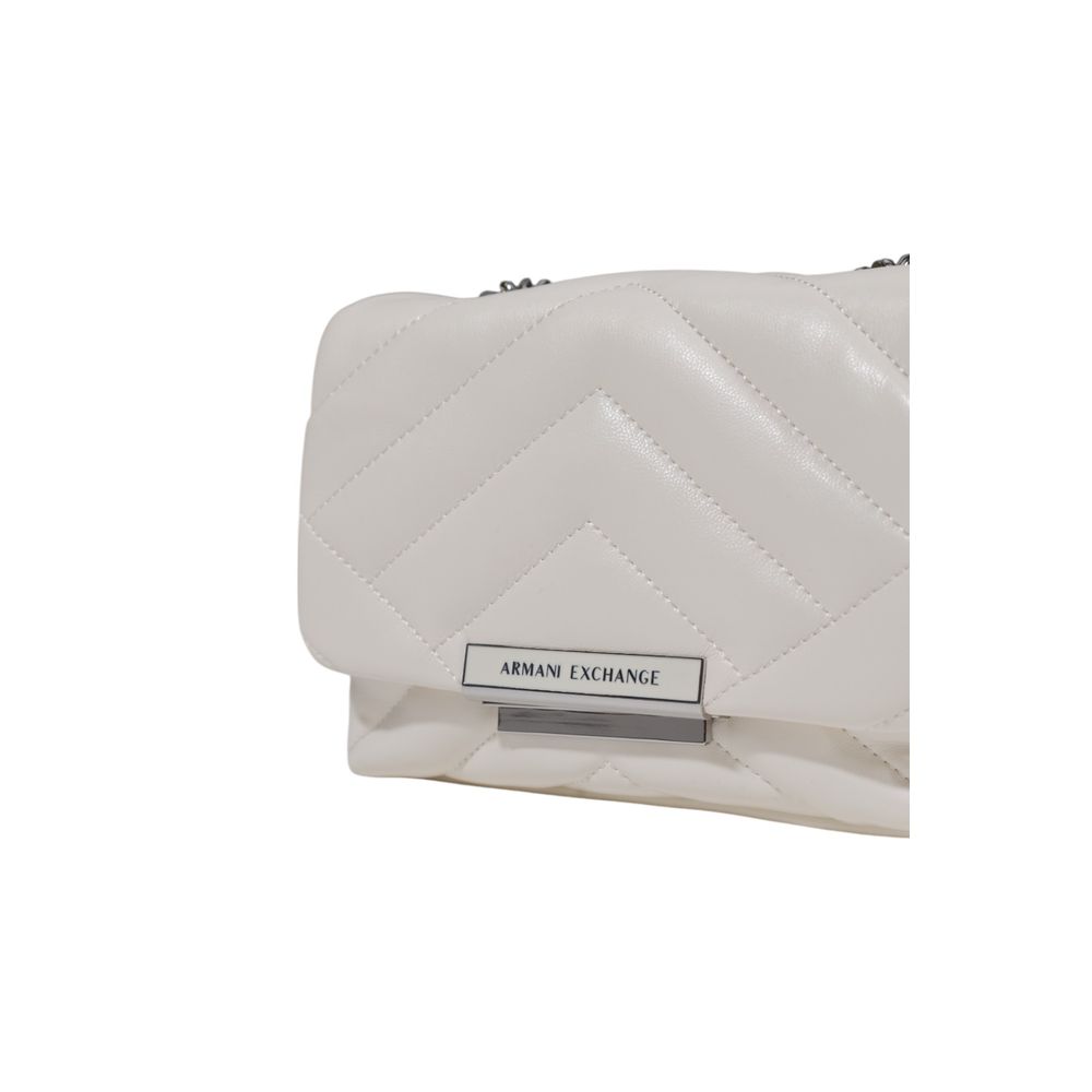 Armani Exchange Weiße Polyester-Handtasche