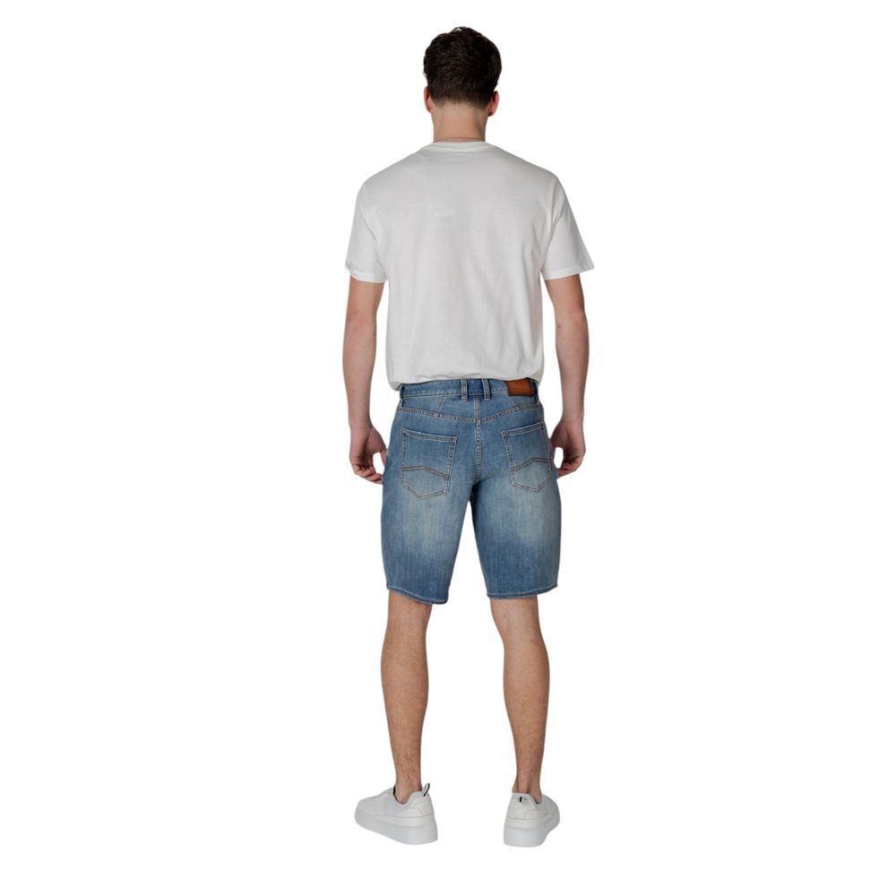 Armani Exchange Blaue Polyester-Bermudas