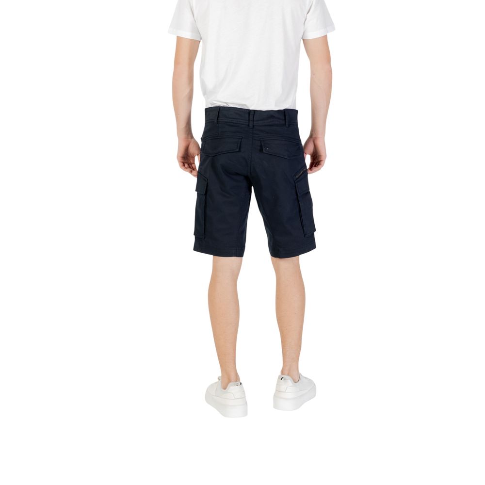 Replay Blaue Baumwoll-Bermudas