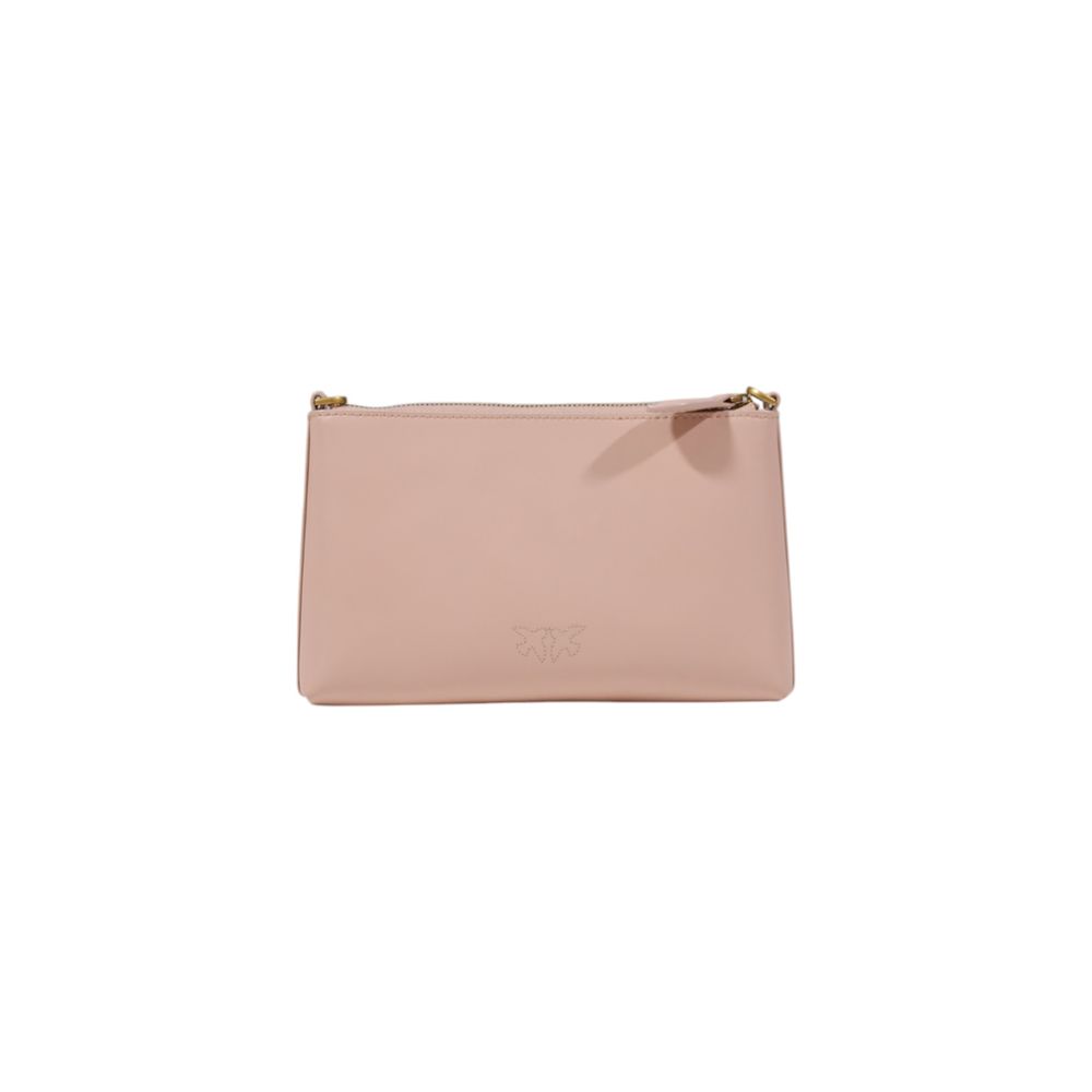 PINKO Rosa Leder Clutch Tasche