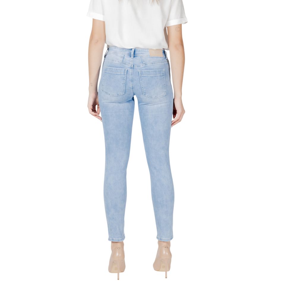 Street One Hellblaue Slim Fit Jeans aus Baumwolle