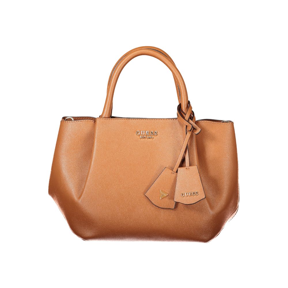 Guess Jeans Braun Polyethylen Frauen Handtasche