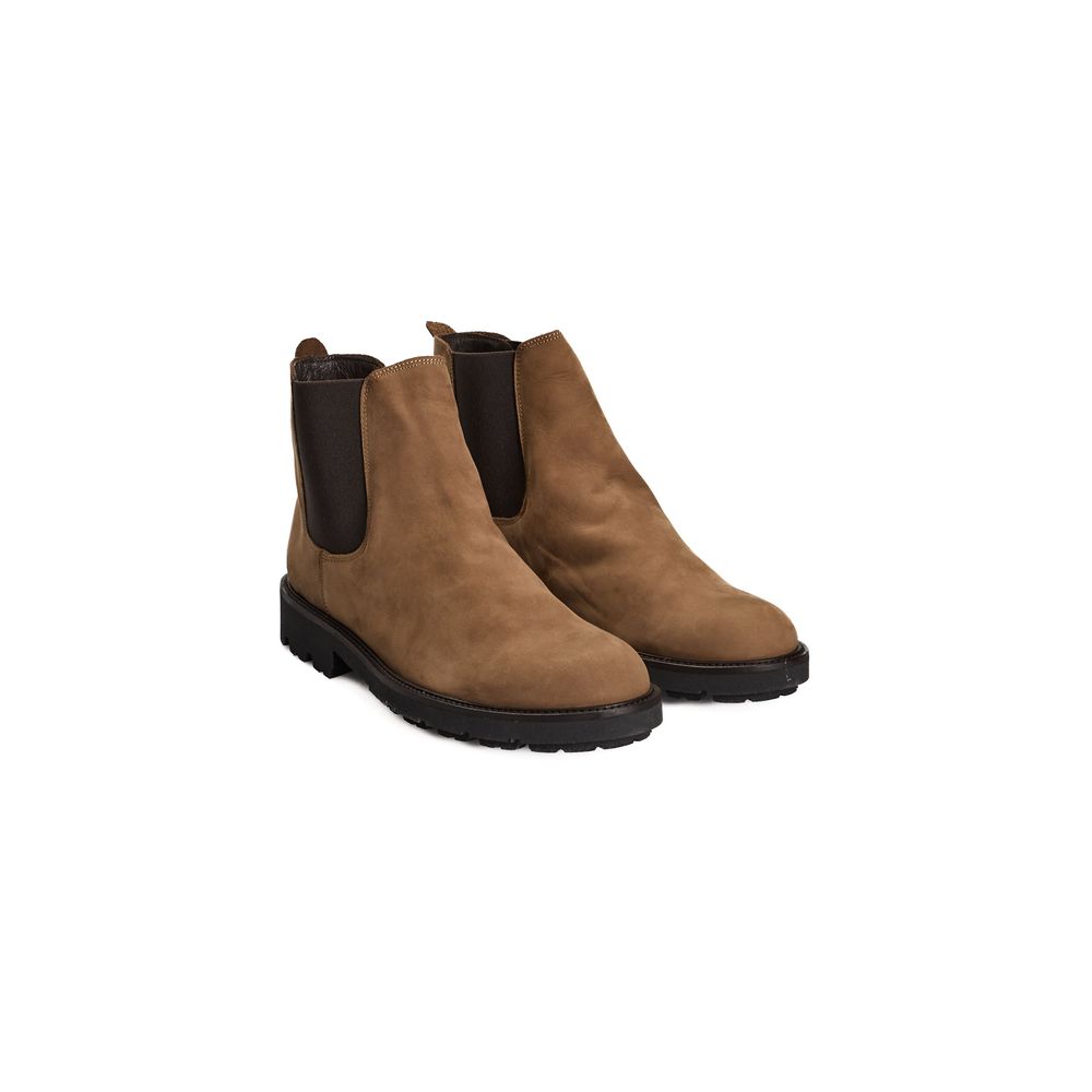 Roberto Pepe Luxury Stiefel aus braunem Kalbsleder