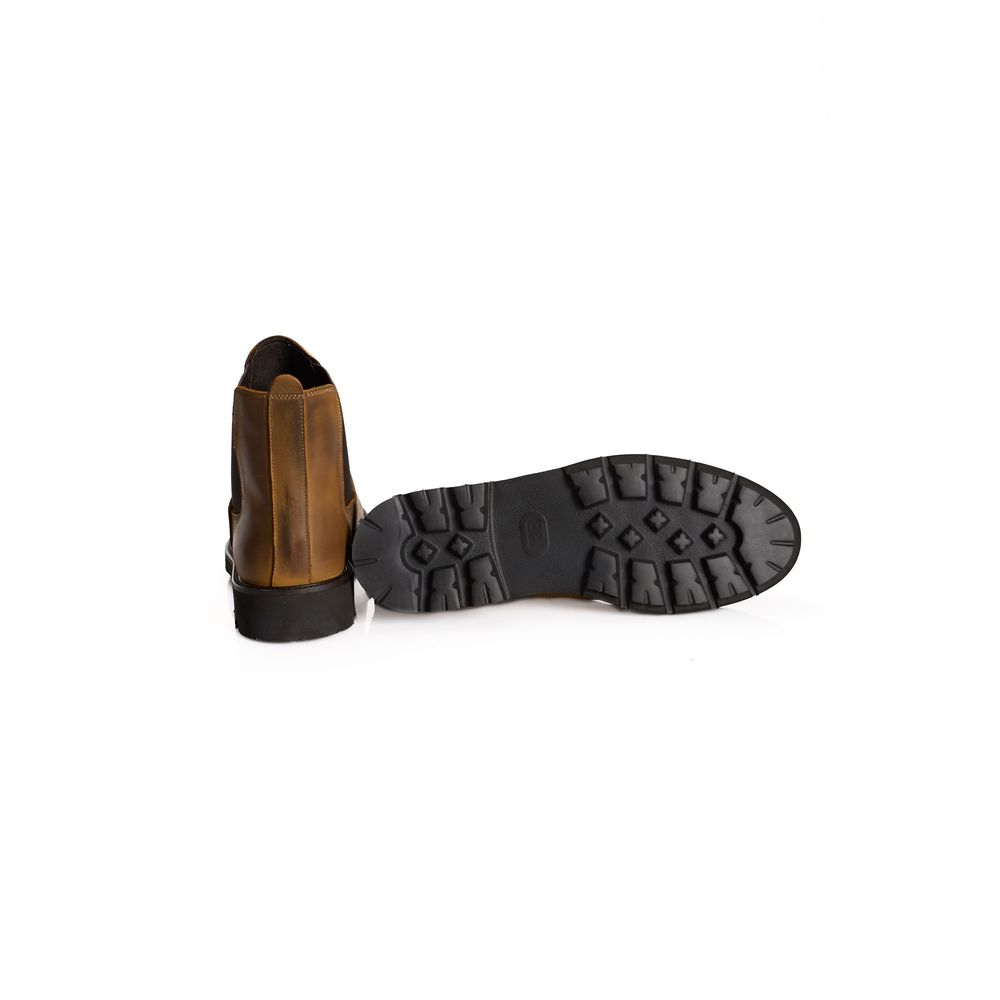 Roberto Pepe Luxury Stiefel aus braunem Kalbsleder