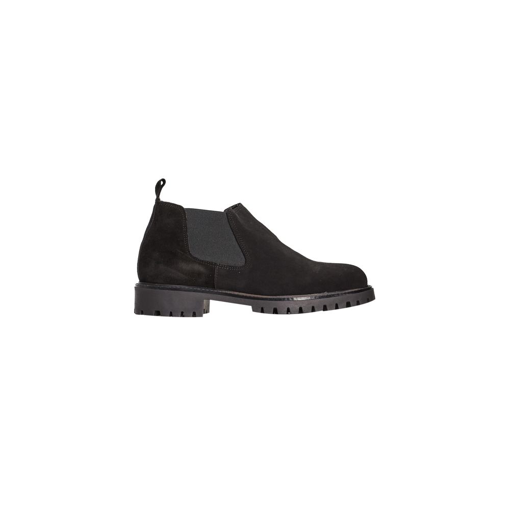 Roberto Pepe Luxury Stiefel aus schwarzem Kalbsleder