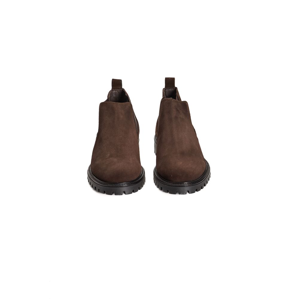 Roberto Pepe Luxury Stiefel aus braunem Kalbsleder