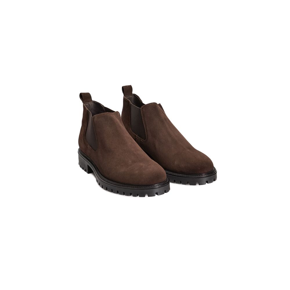 Roberto Pepe Luxury Stiefel aus braunem Kalbsleder