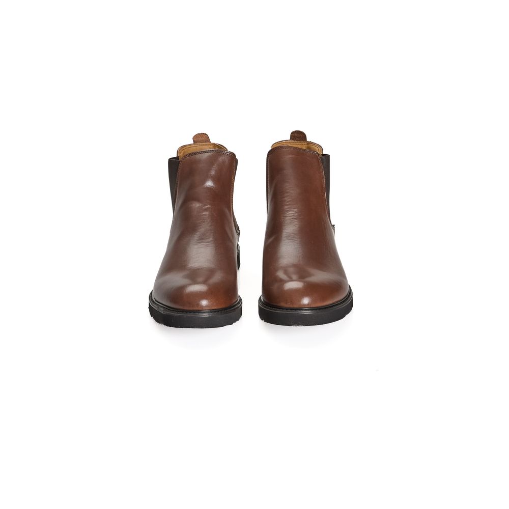Roberto Pepe Luxury Stiefel aus braunem Kalbsleder