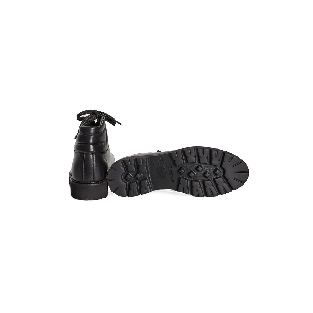 Roberto Pepe Luxury Stiefel aus schwarzem Kalbsleder