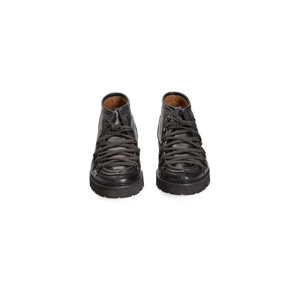Roberto Pepe Luxury Stiefel aus schwarzem Kalbsleder