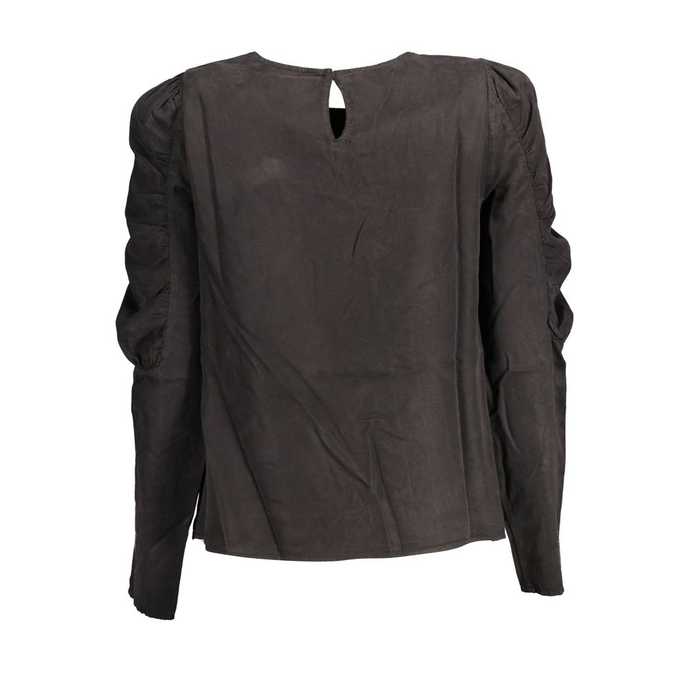 Desigual Schwarzes Lyocell-Hemd