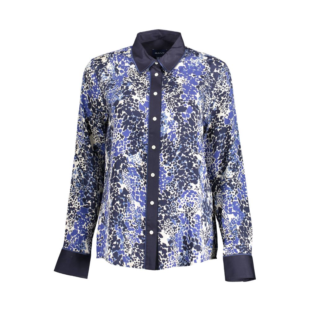 Gant Blaues Lyocell-Hemd