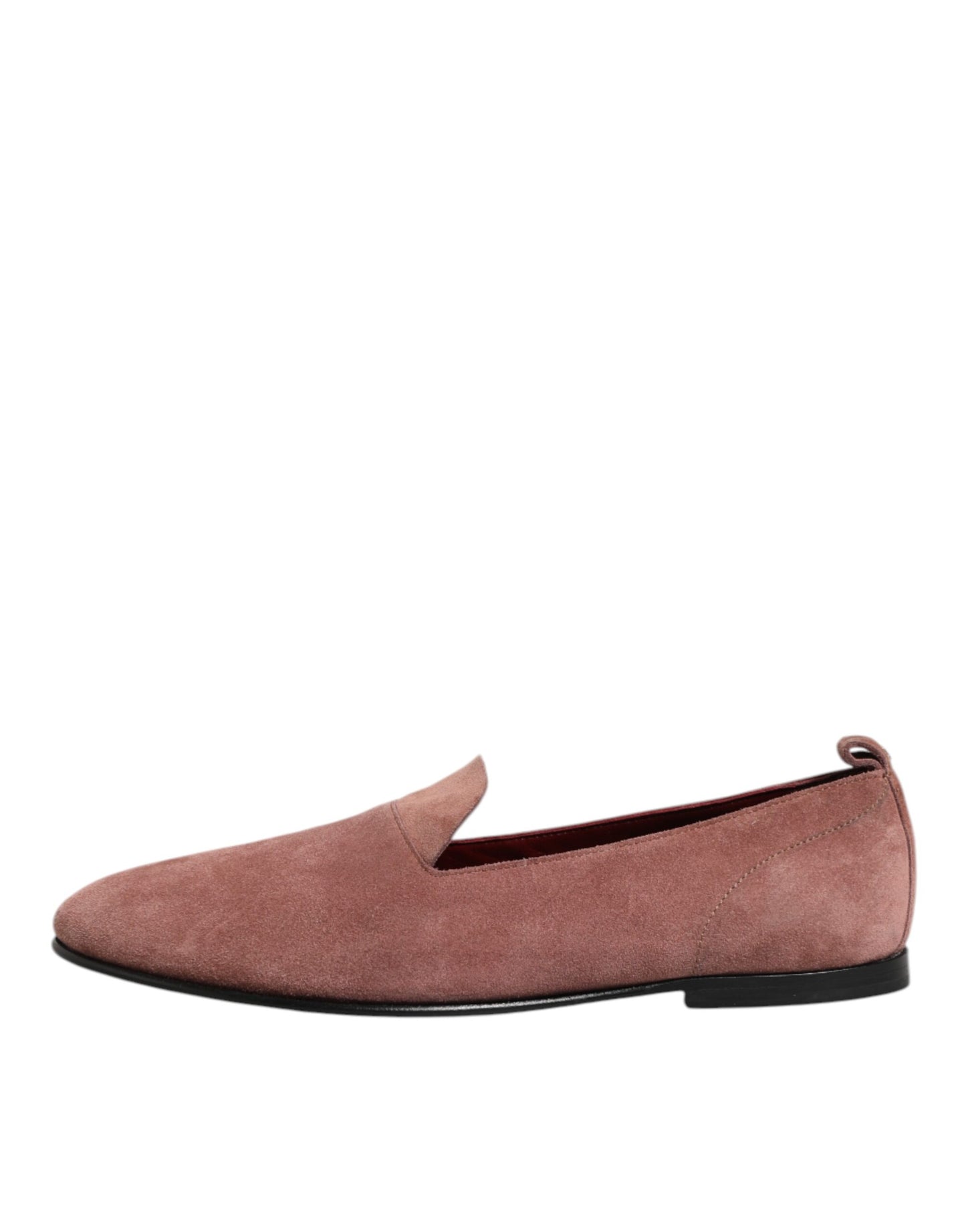 Dolce & Gabbana Rosa Wildleder Loafers Formal Männer Kleid Schuhe