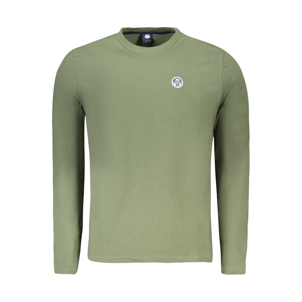North Sails T-Shirt aus grüner Baumwolle
