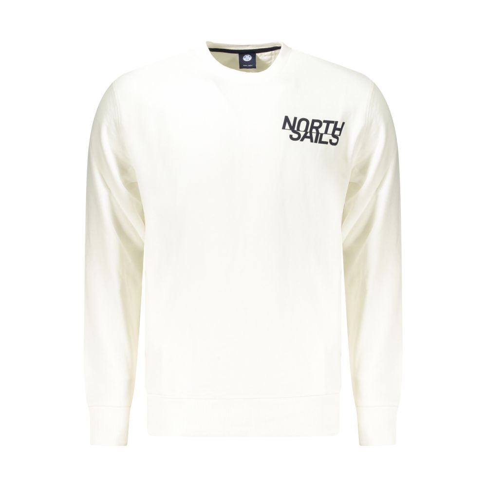 North Sails Weißes Baumwoll-Sweatshirt